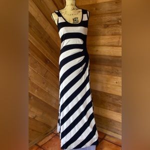 Calvin Klein Striped Maxi Dress